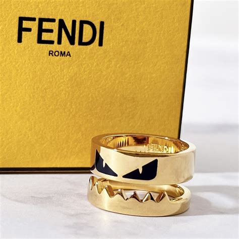 fendi bugs eye ring|fendi ff ring.